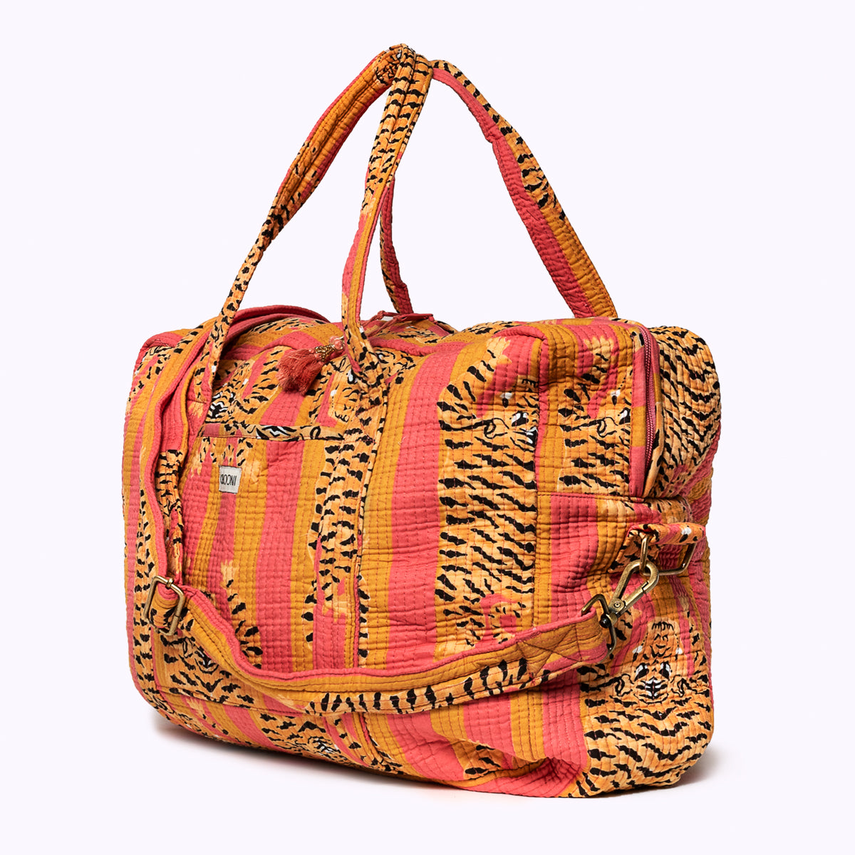 Large travel bag "Poppy Tiger Sunset"