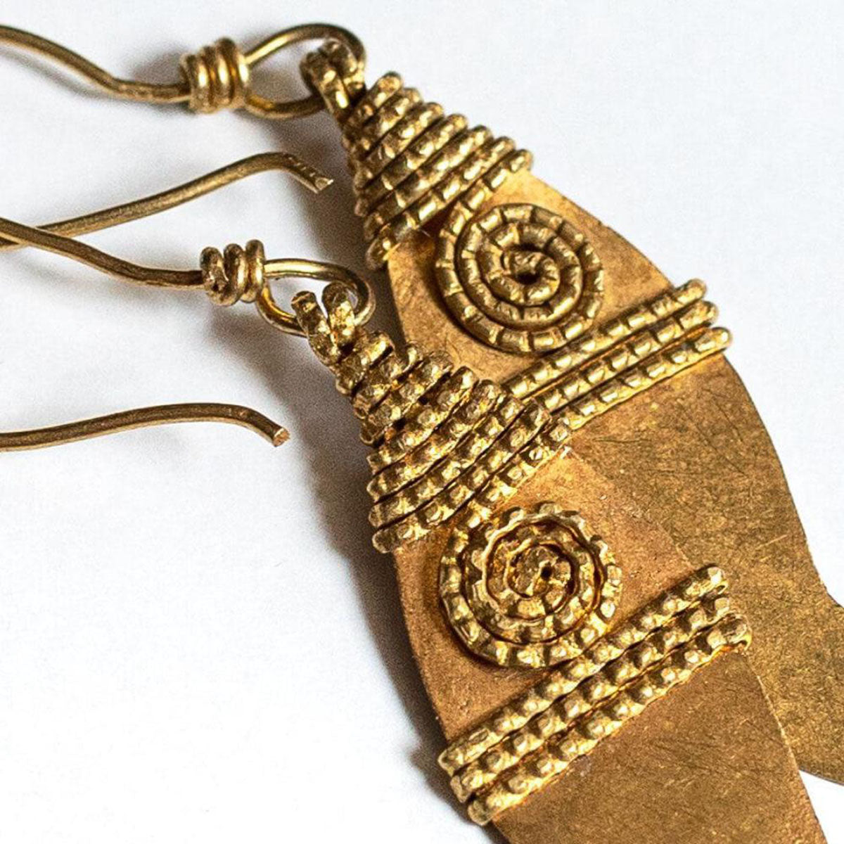 Dokra earrings "my Twin Fish"
