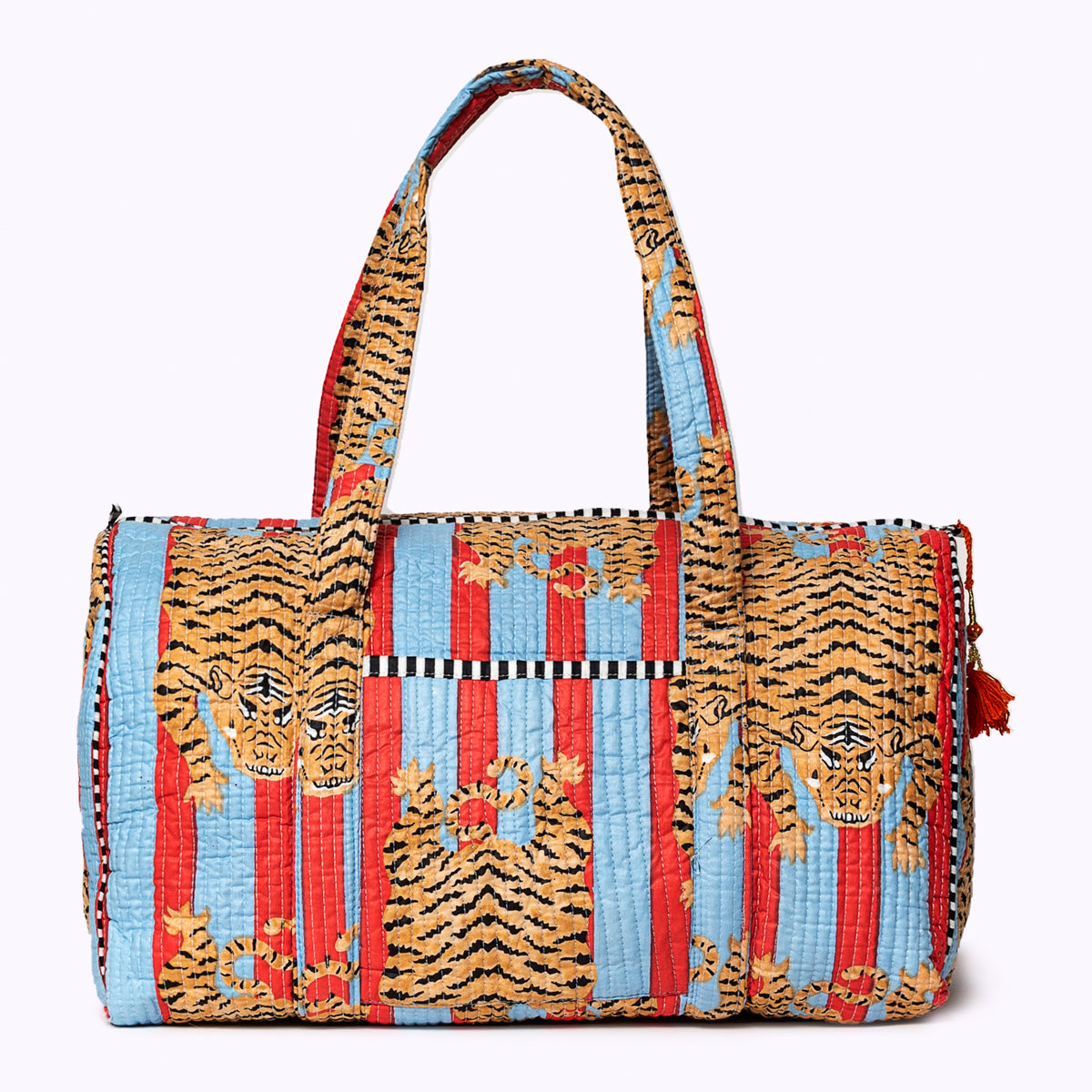 Handmade cotton bag "Poppy Tiger FUNKy"