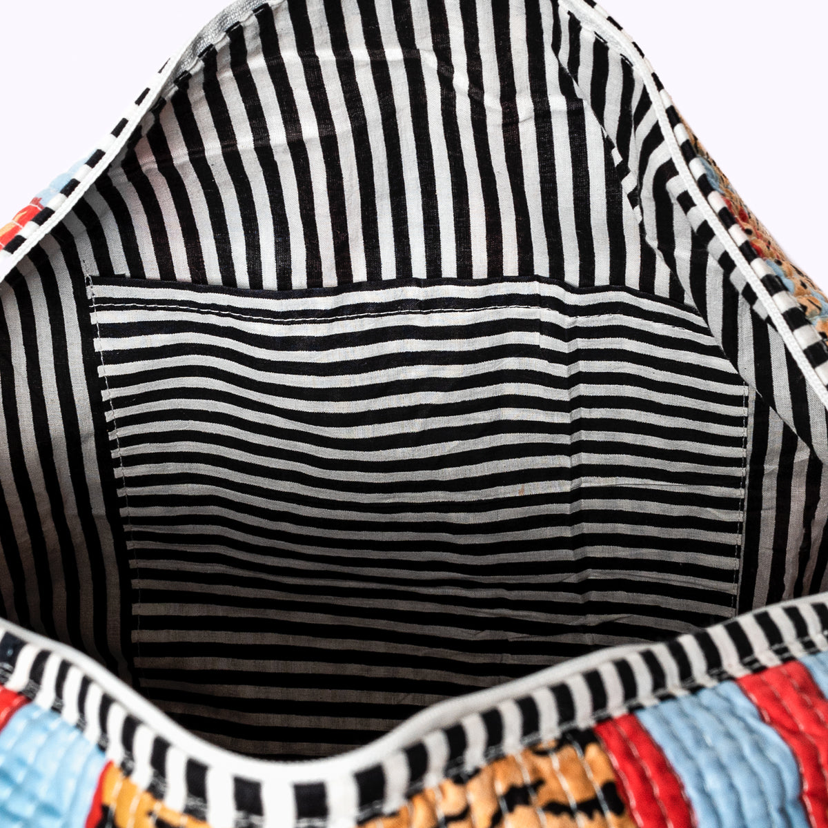 Handmade cotton bag "Poppy Tiger FUNKy"