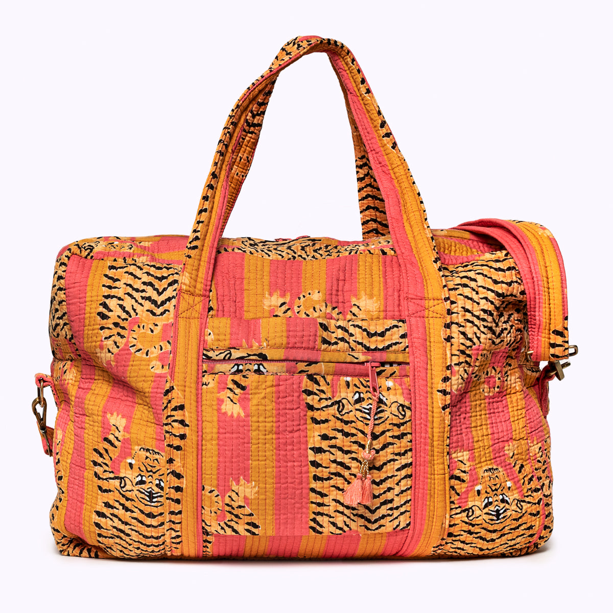 Large travel bag "Poppy Tiger Sunset"