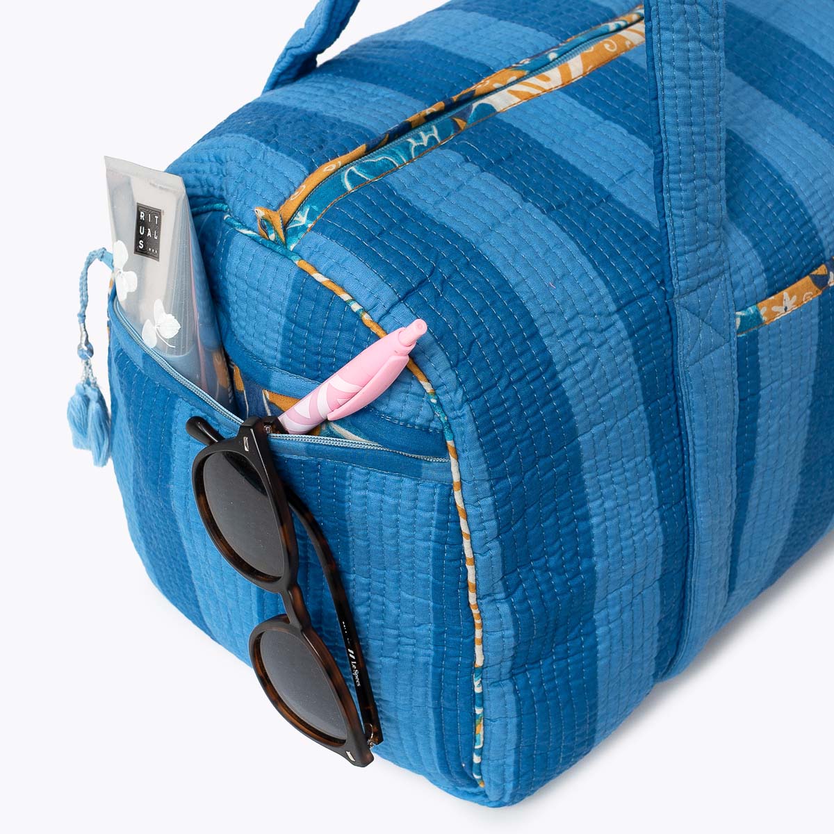 Baumwolltasche "Bold Stripes BLUE"