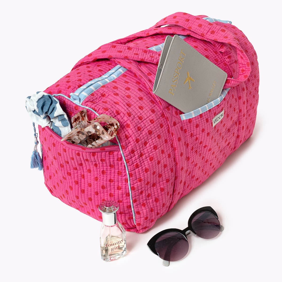 Baumwolltasche " Dizzy Dots - Love"