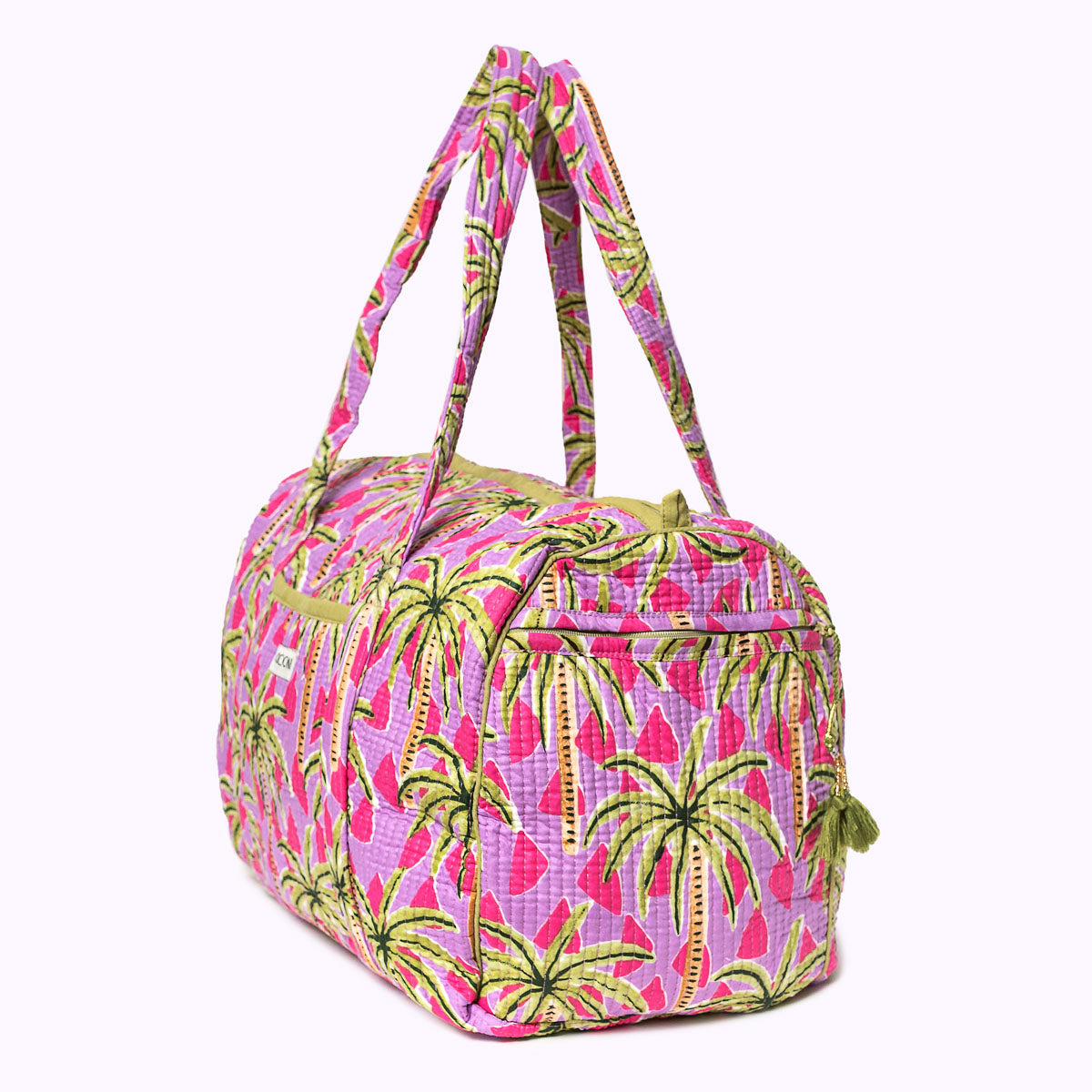 Handmade cotton bag "Palm Spring"