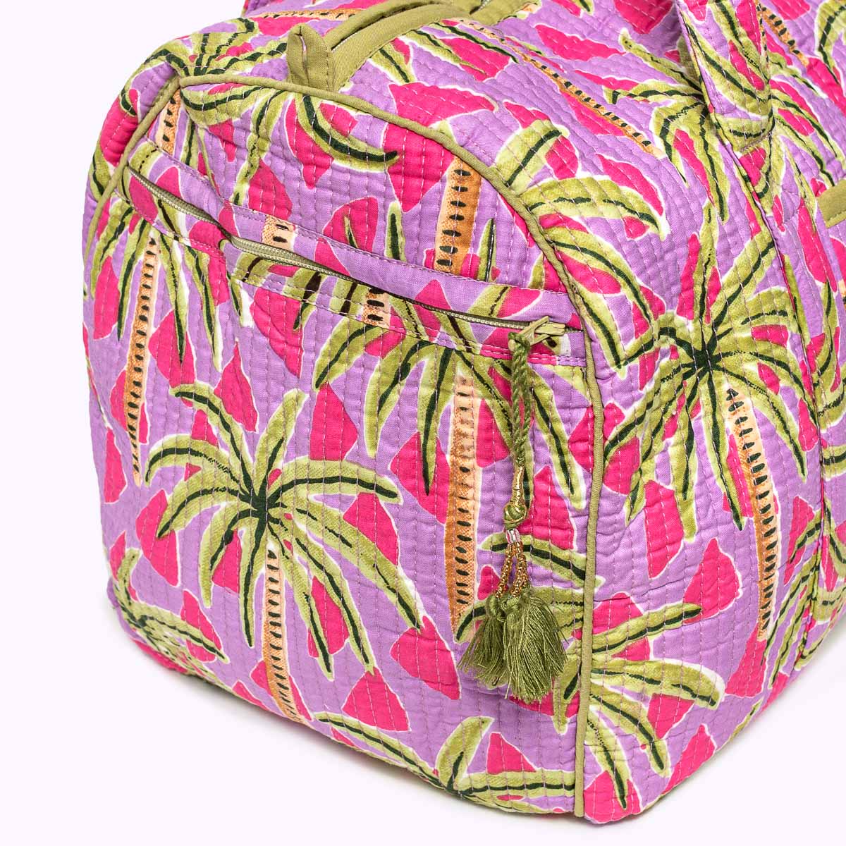 Handmade cotton bag "Palm Spring"