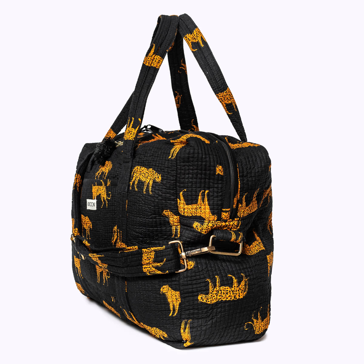 Große Reisetasche "black leopard"