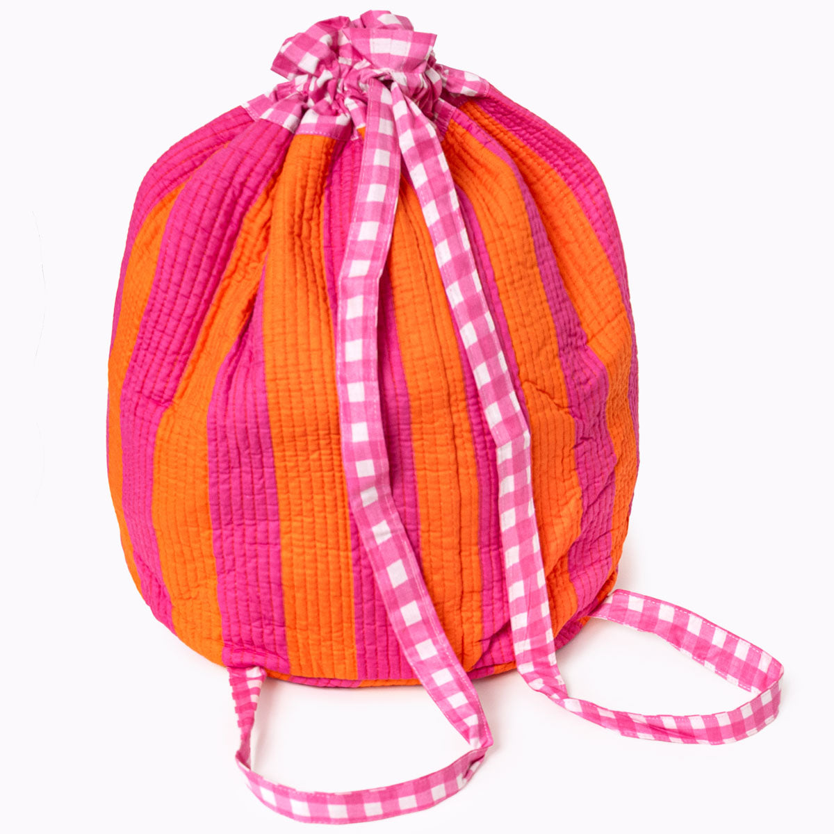 FUNBAG "Bold striped pink sunset" - BIG
