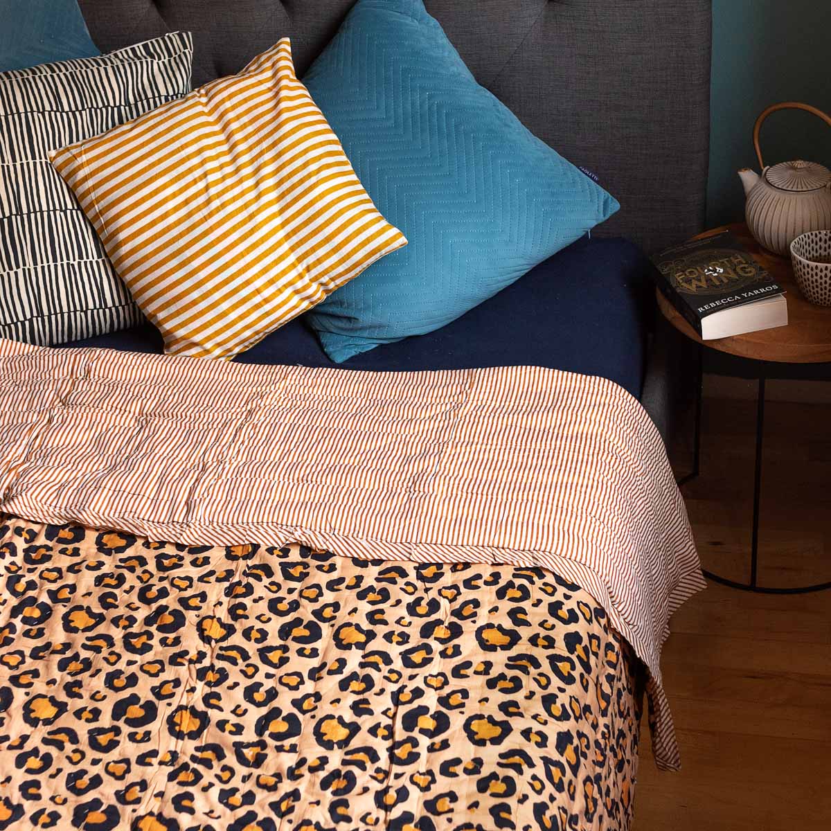 XXL Quilt "LEO LOVE " - King Size Überdecke