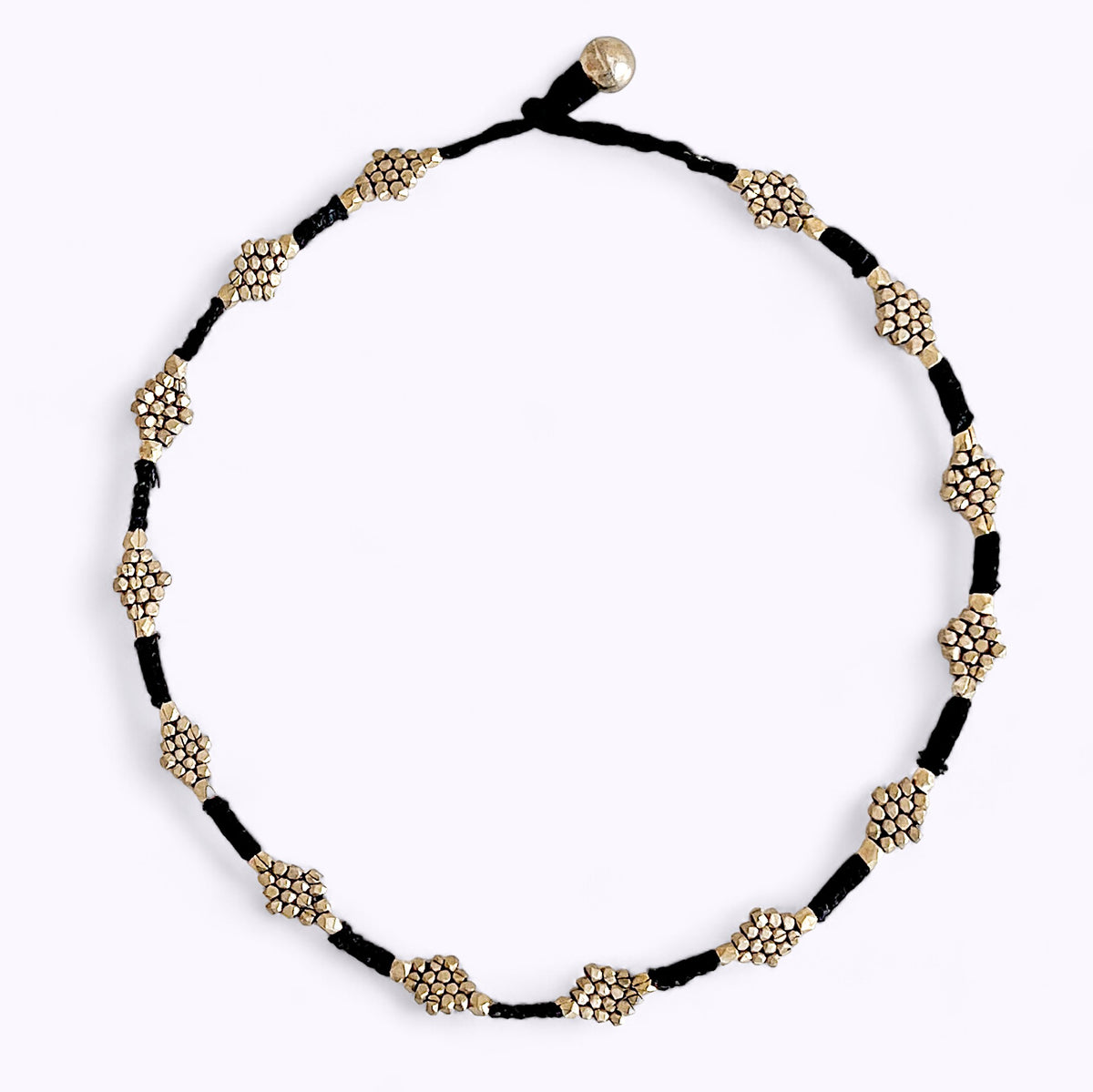 Dokra necklace "Flower"