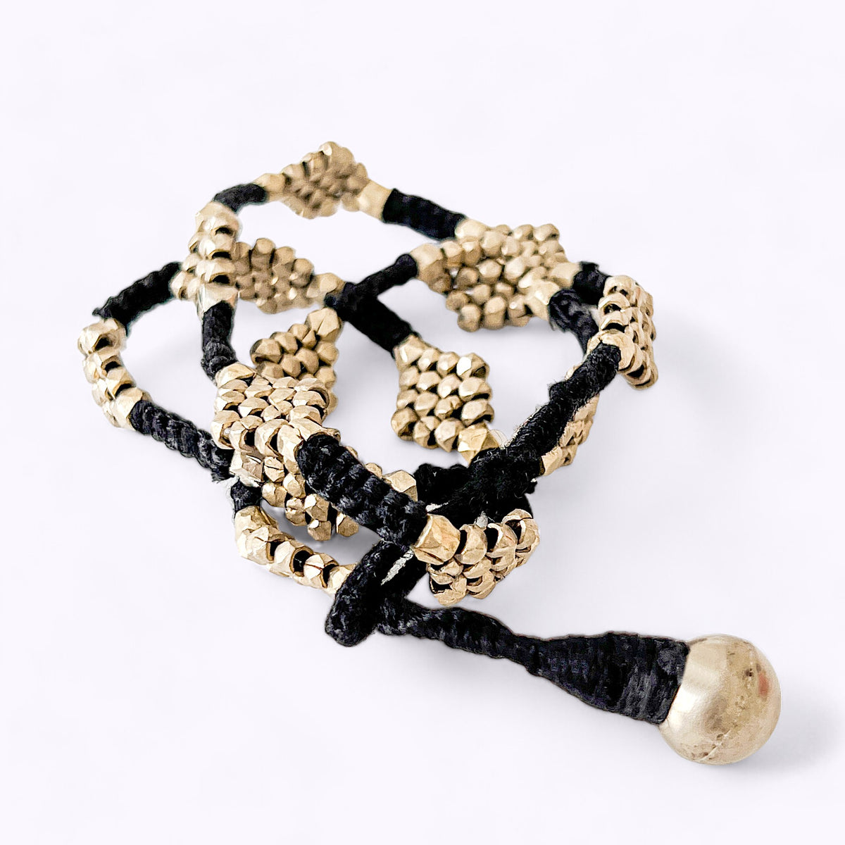 Dokra necklace "Flower"