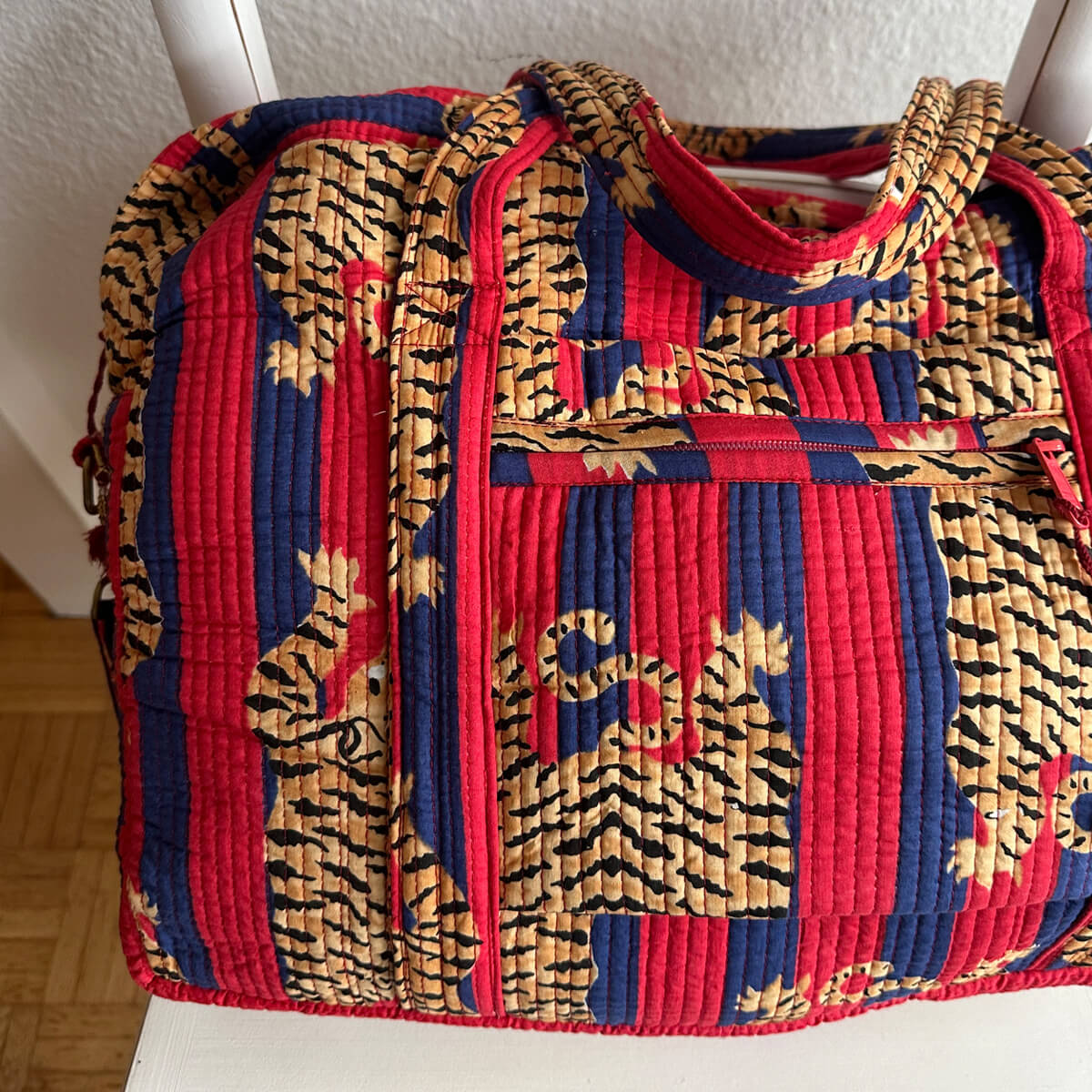 Large travel bag "Poppy Tiger Diva"