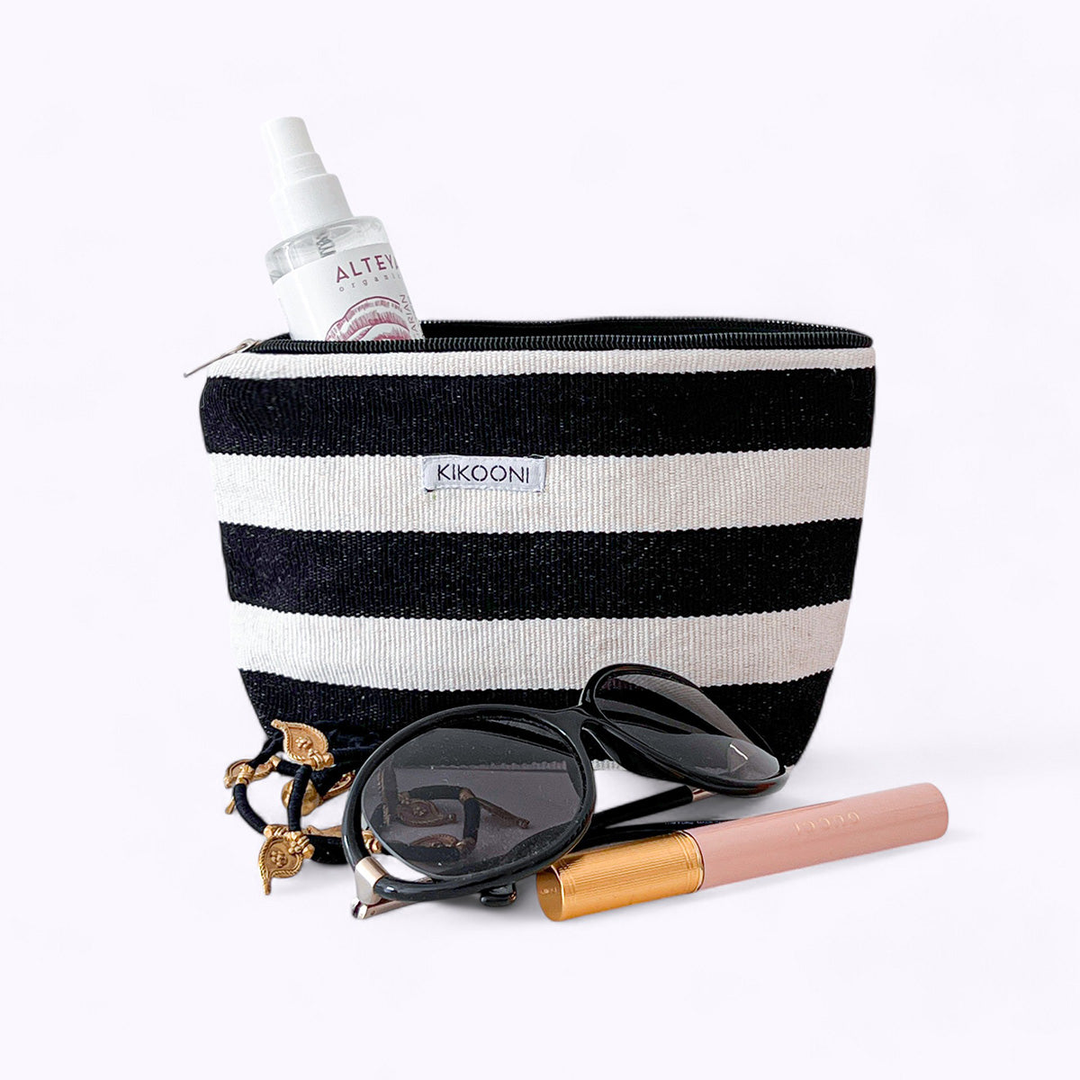 Handgewebte kleine Kosmetiktasche "CLASICO"
