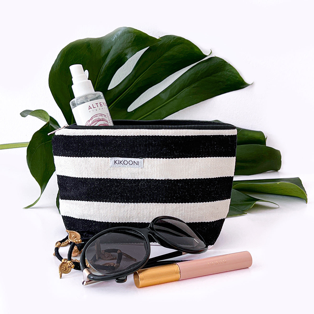Handgewebte kleine Kosmetiktasche "CLASICO"
