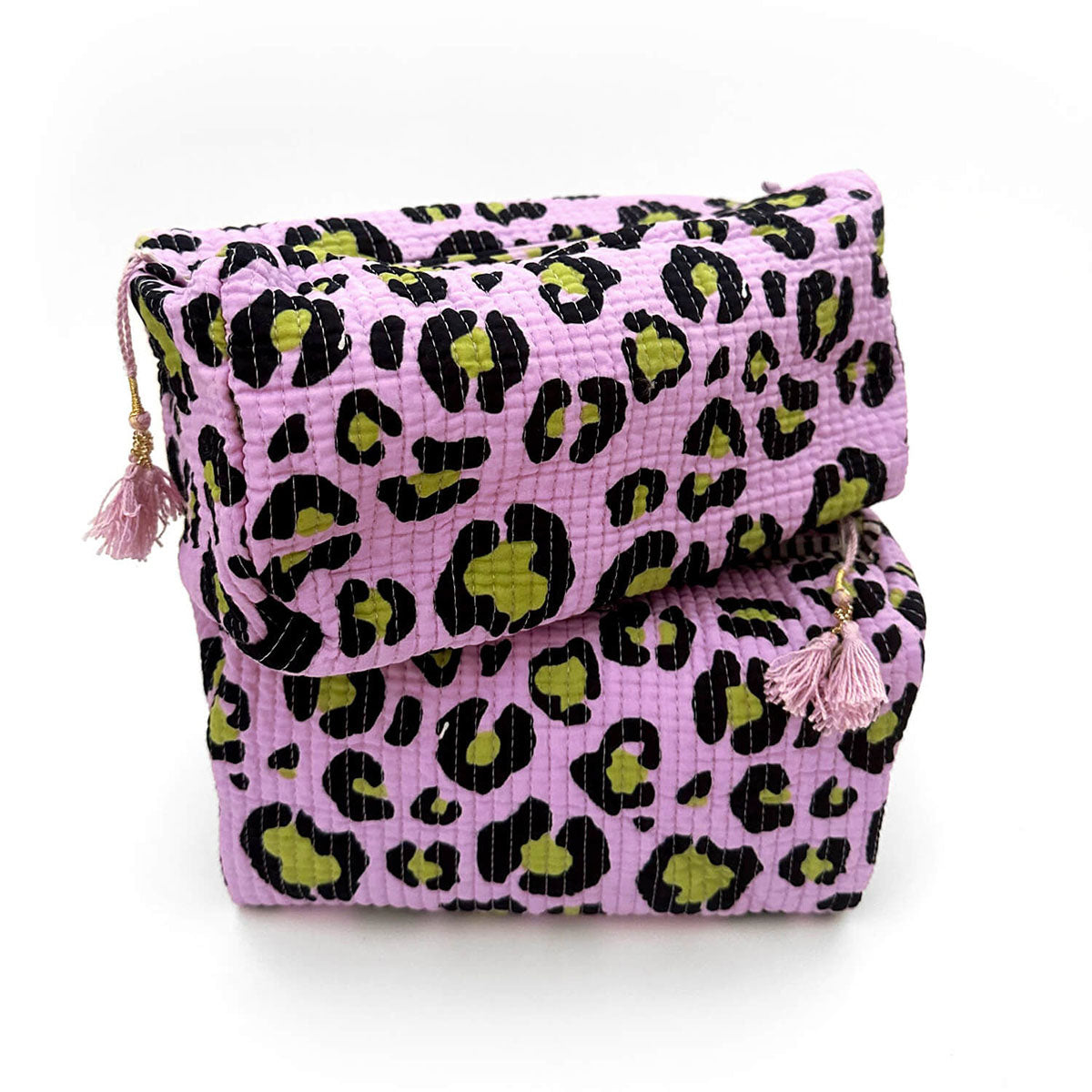 Handmade cosmetic bag "Oh Leo Cosmic Lilac"
