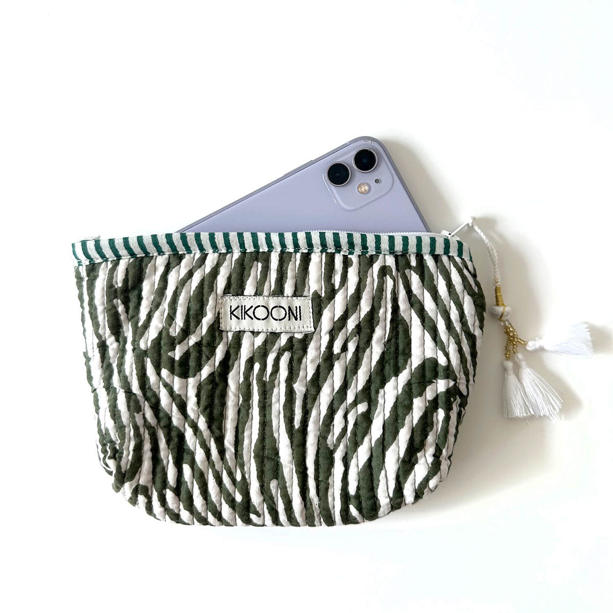 Handgemachte Mini Tasche "Desert Zebra"