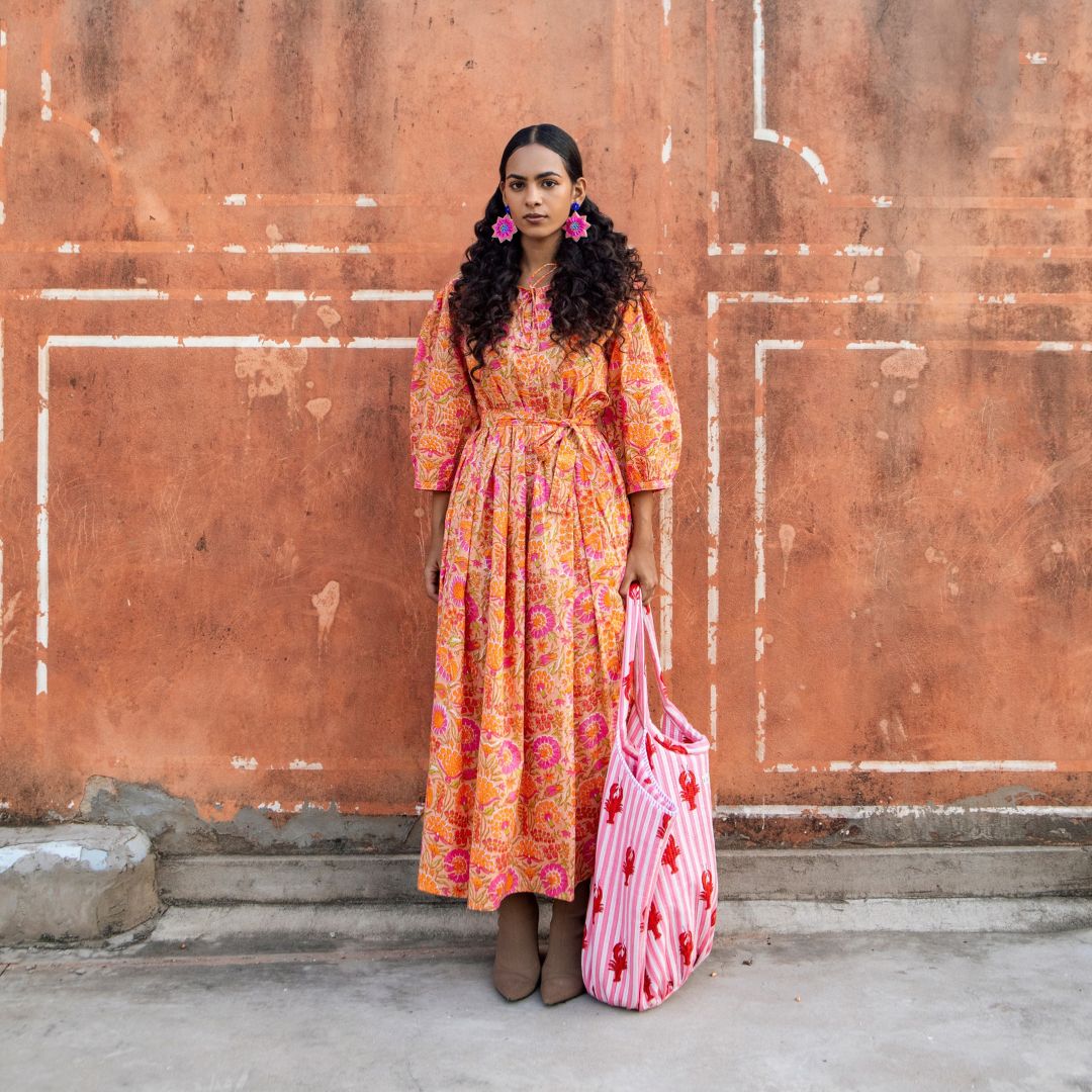Muse Dress "Pink Garden"