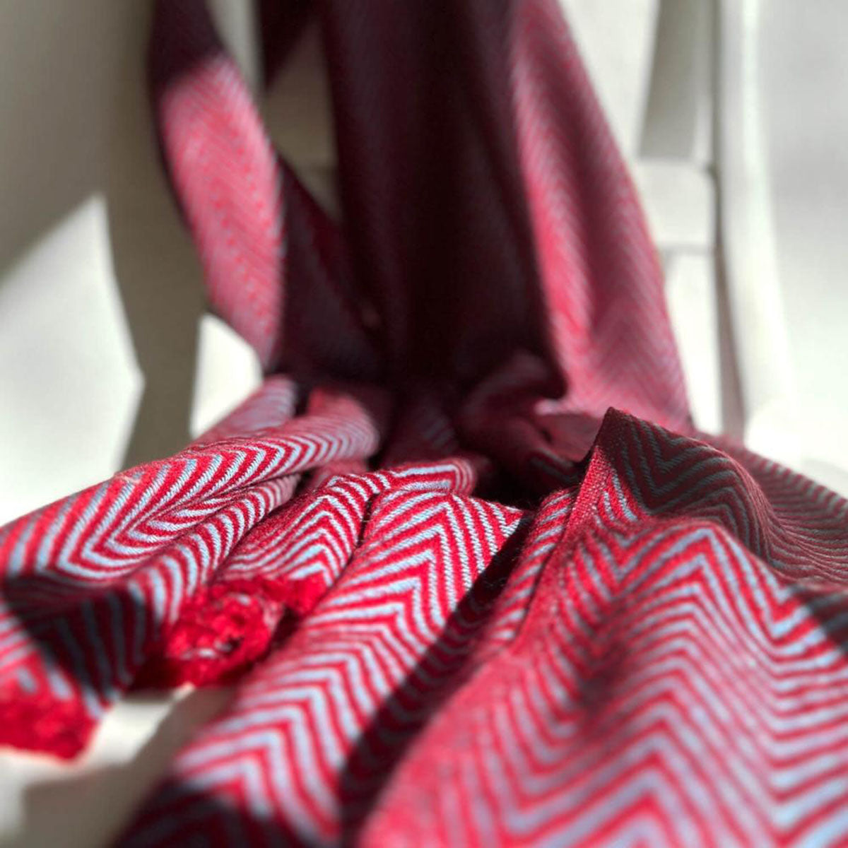 Large cashmere scarf "THE BRAVE"
