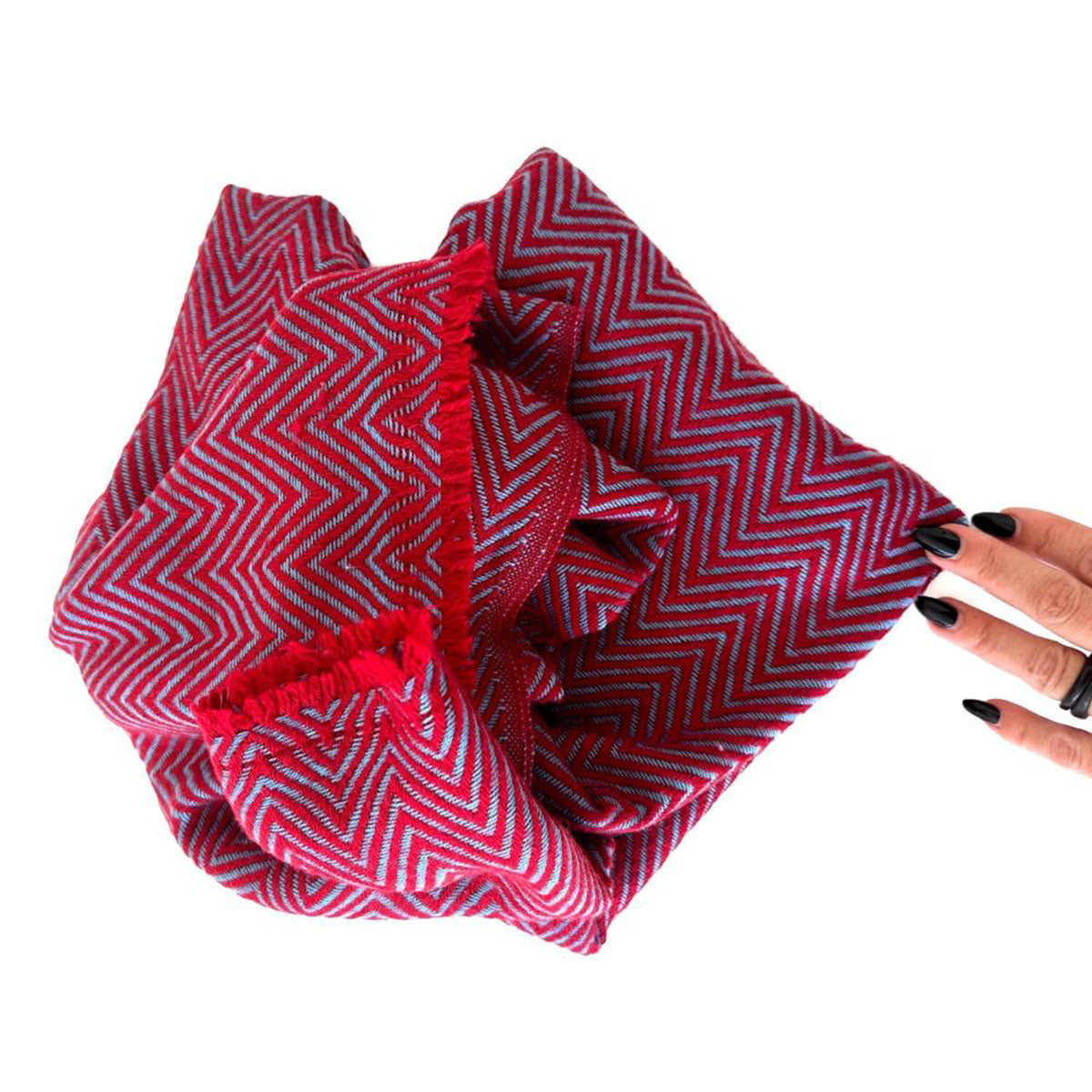 Large cashmere scarf "THE BRAVE"