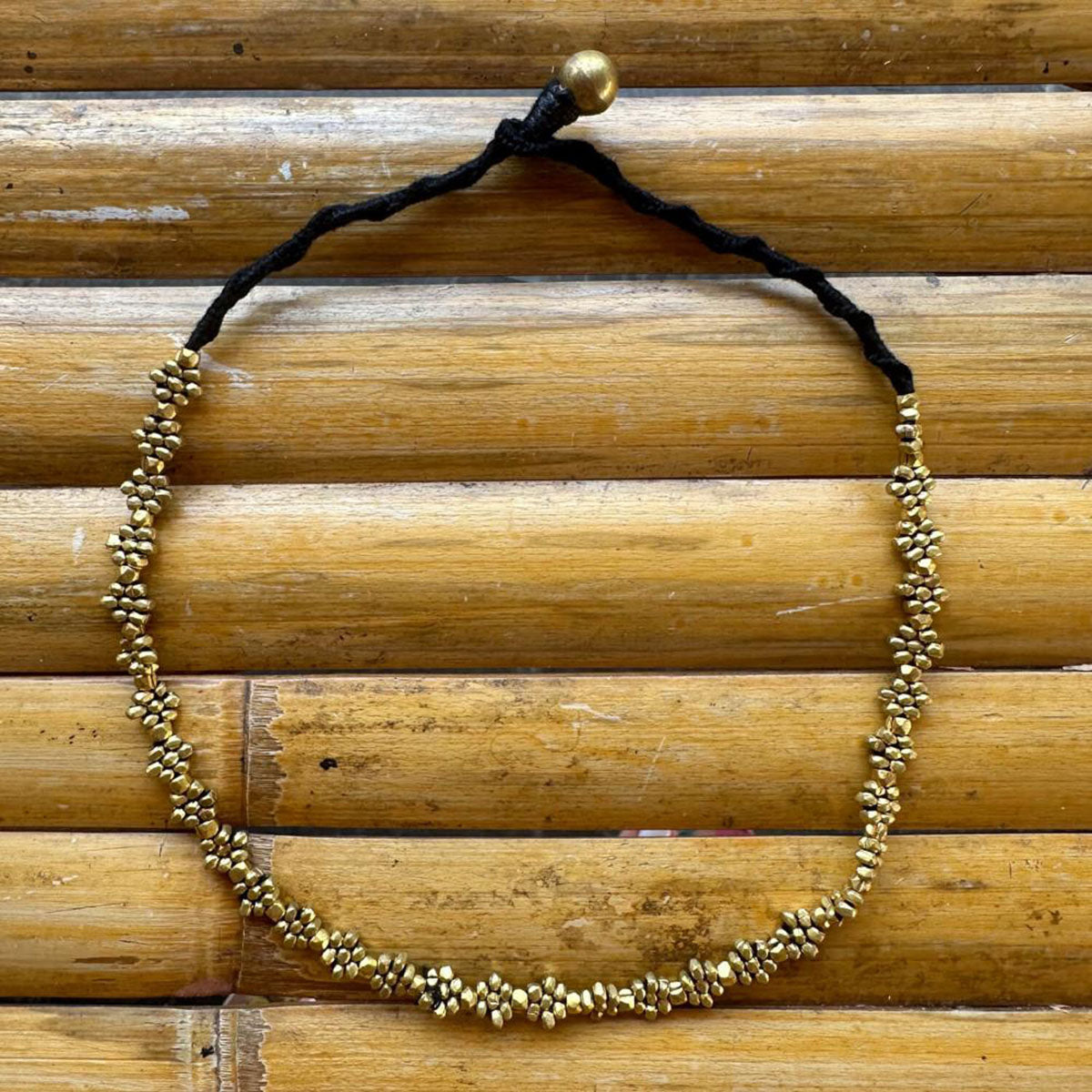 Handcrafted Dokra necklace "Delicate Beauty"