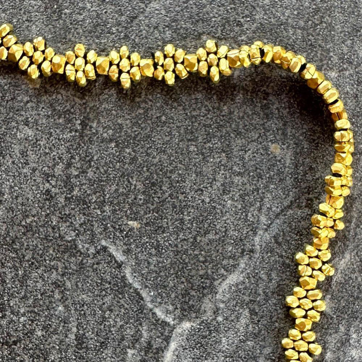 Handcrafted Dokra necklace "Delicate Beauty"