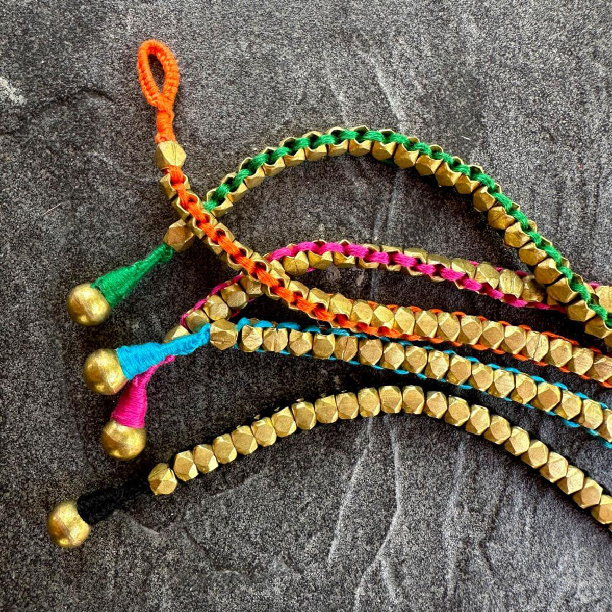 Handcrafted Dokra bracelet "Solid Love"