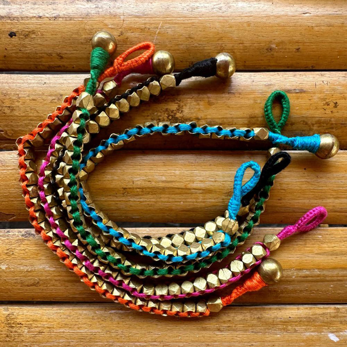 Handcrafted Dokra bracelet "Solid Love"