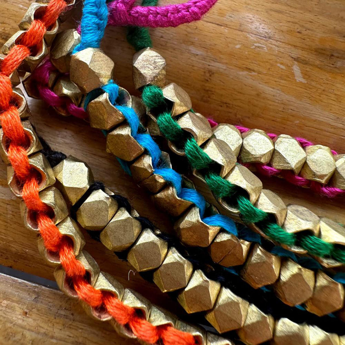 Handcrafted Dokra bracelet "Solid Love"