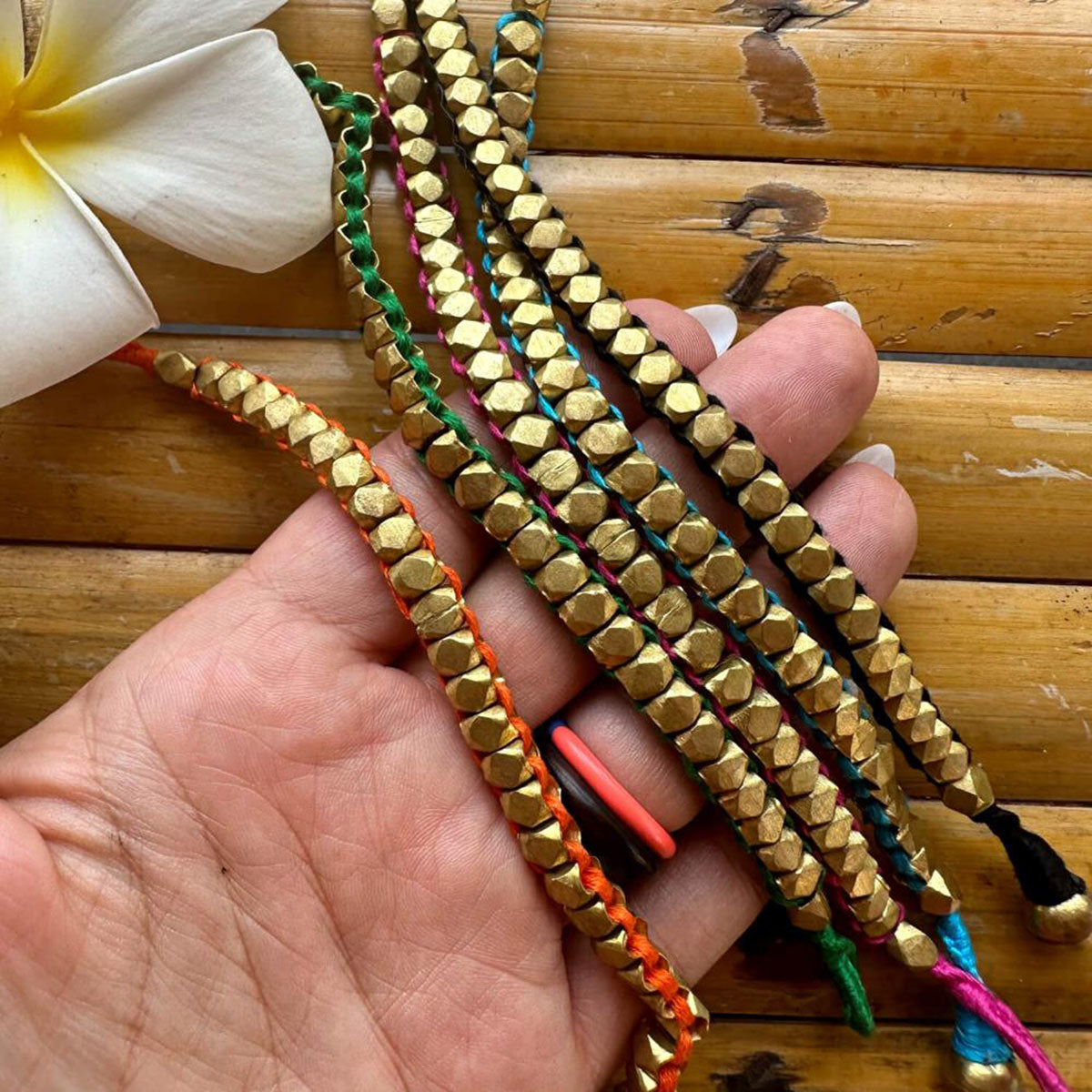Handcrafted Dokra bracelet "Solid Love"