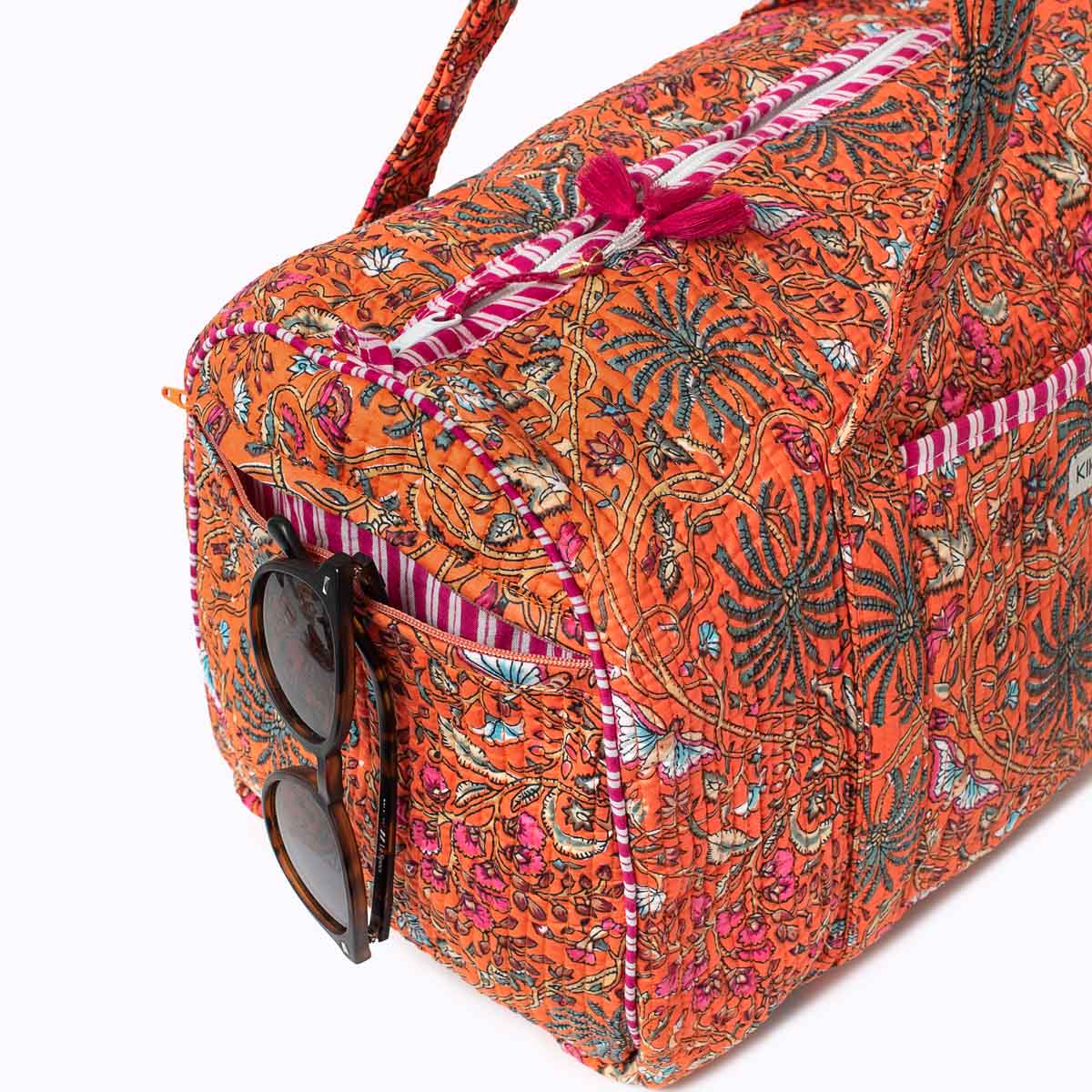 Baumwolltasche "Orange Palm"