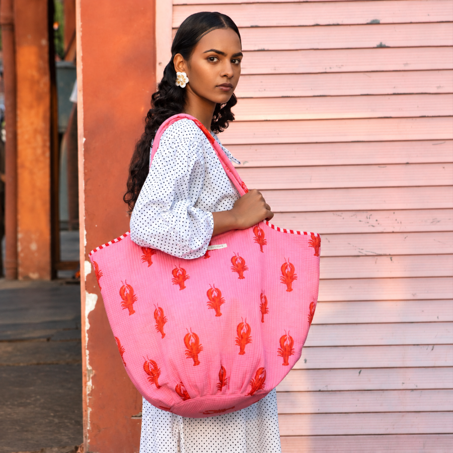 Carry All "Lobster Bags pink"