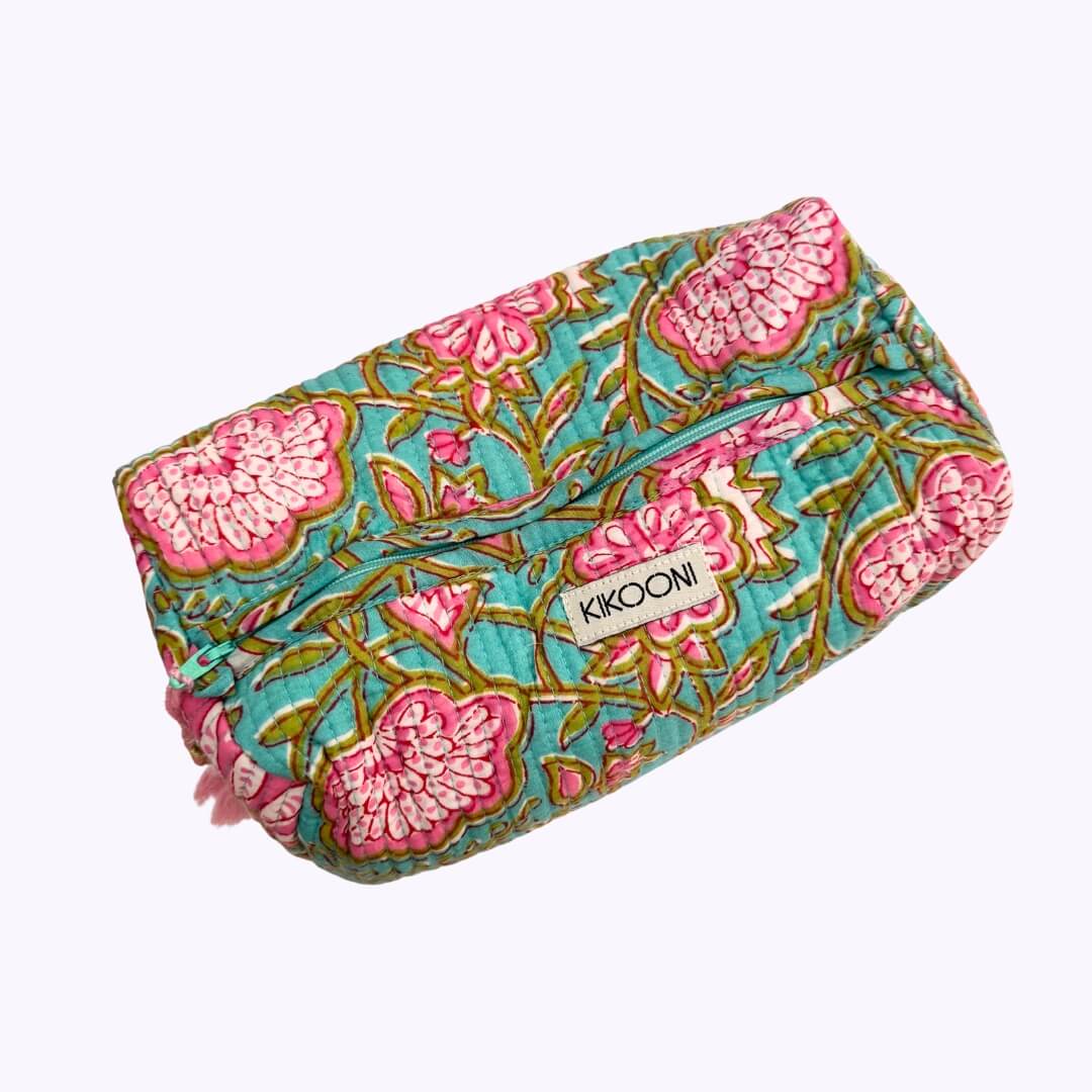 "Pink Lotus" cosmetic bag