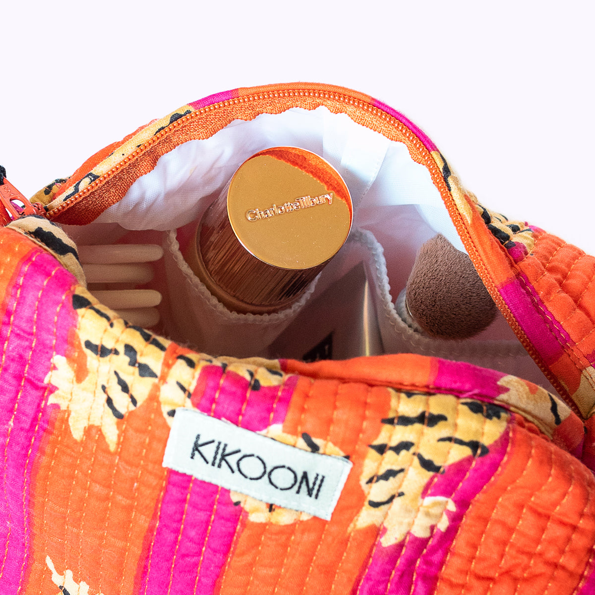 Small cosmetic bag "Poppy Tiger"