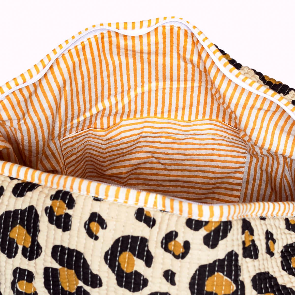 Handmade cotton bag "Oh Leo"