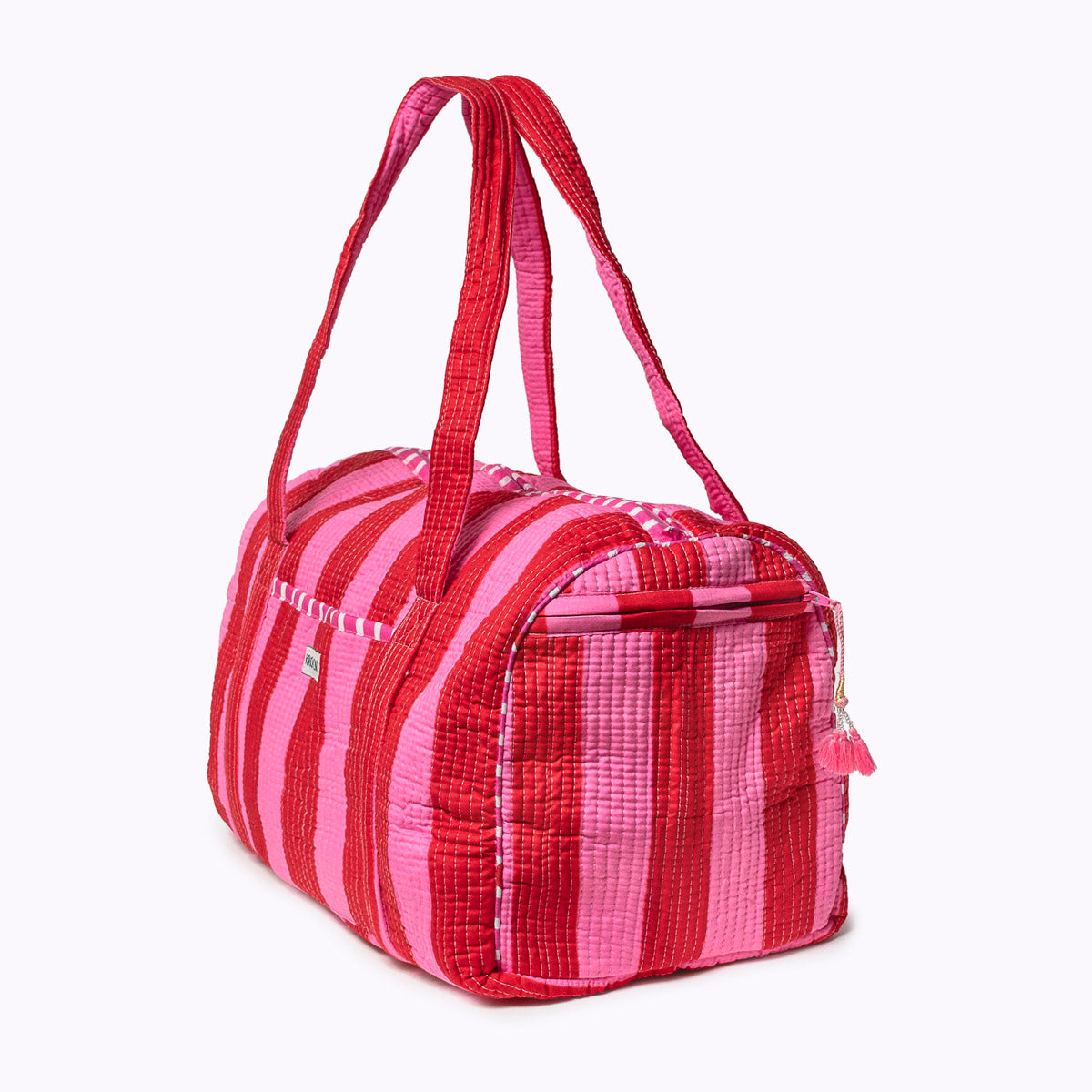 Bold Stripes Love cotton bag