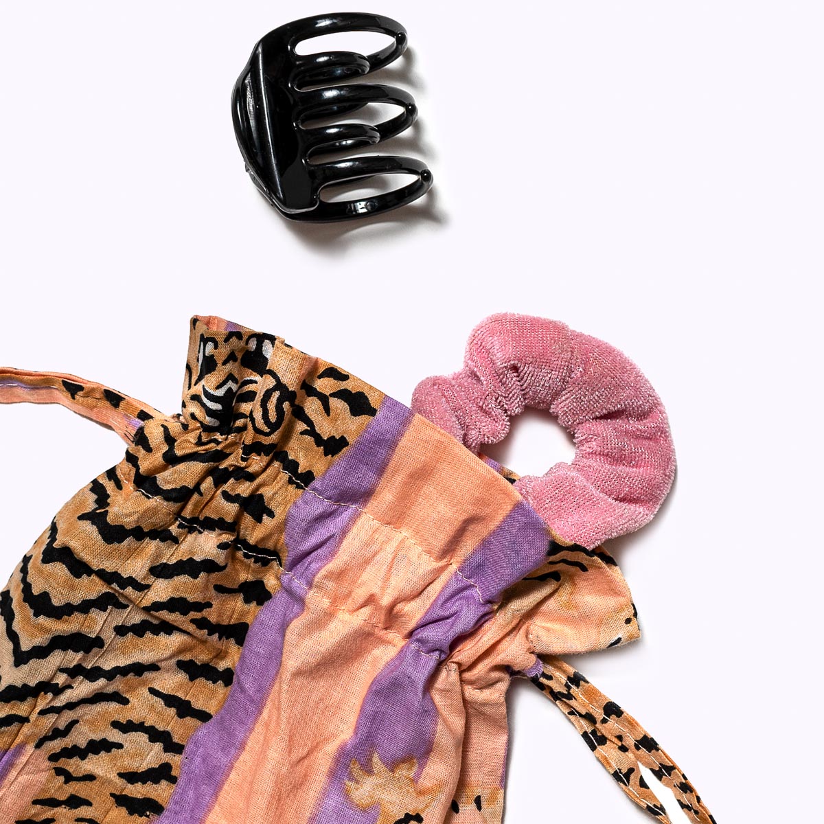 Baumwolltäschchen "Poppy Tiger Peach Fusion"