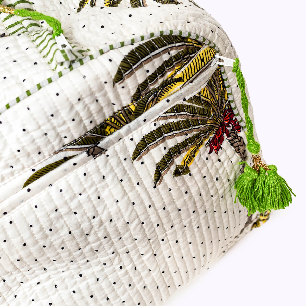 Handgemachte Baumwolltasche "Palms"
