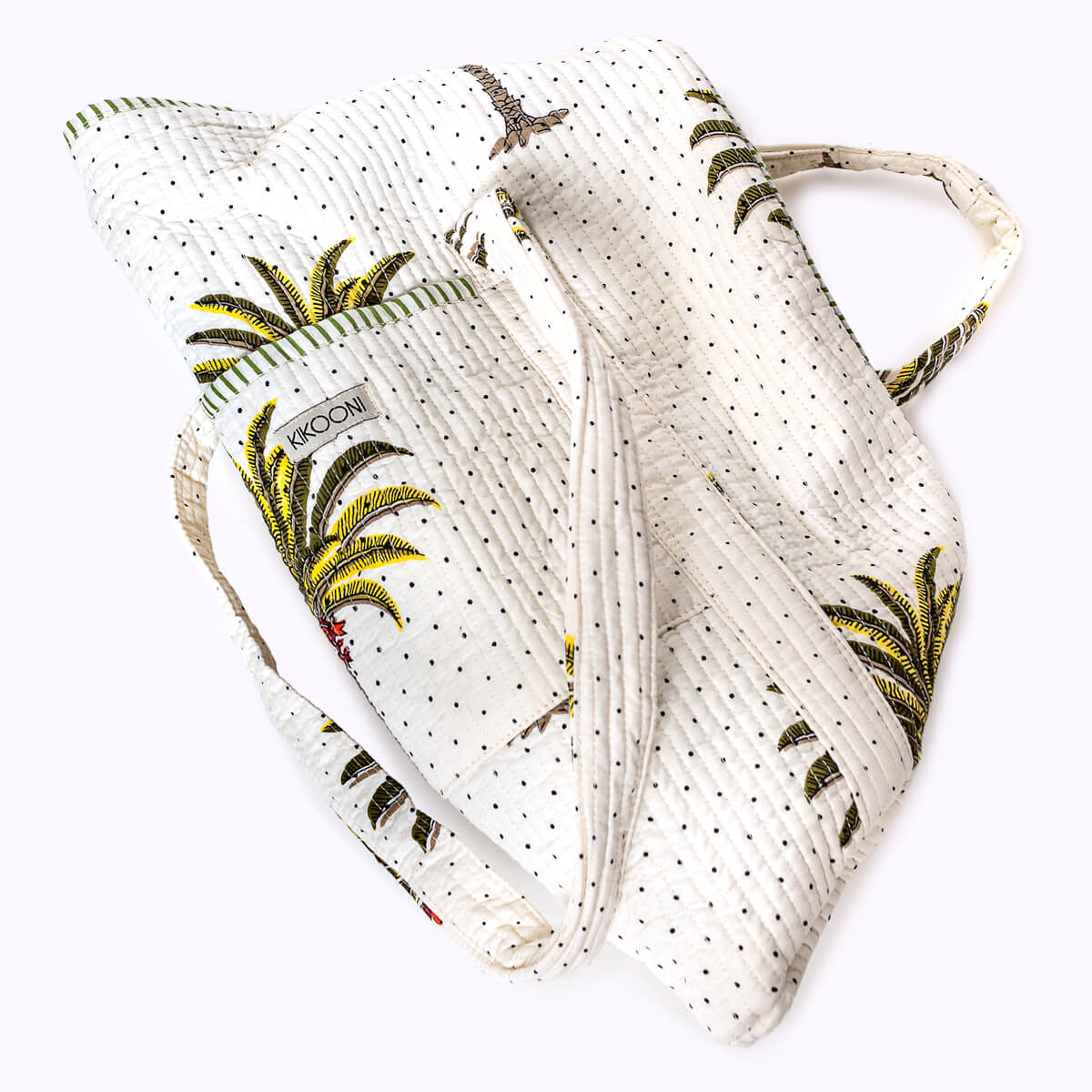 Handgemachte Baumwolltasche "Palms"