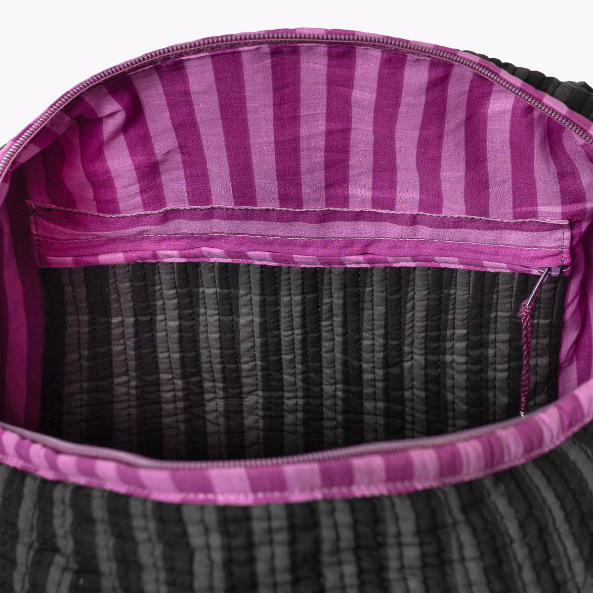 Baumwolltasche "Thin Stripes Midnight"