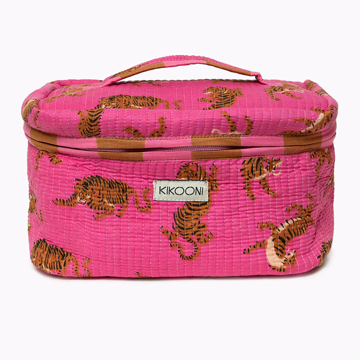 Große Kosmetiktasche Big Beauty "Electric tigress 2 " - Kikooni
