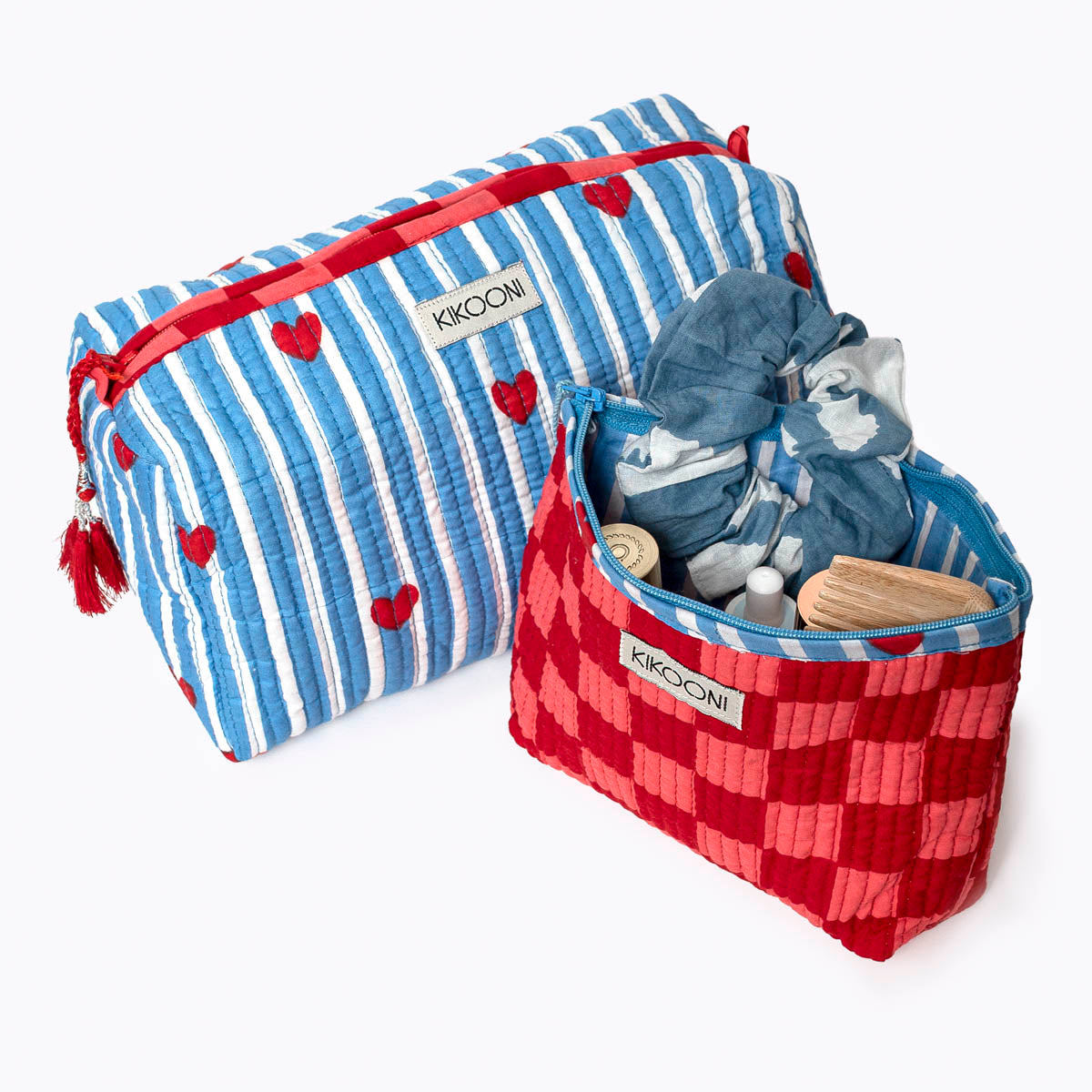 "Bold Checks" Love Mini Bag