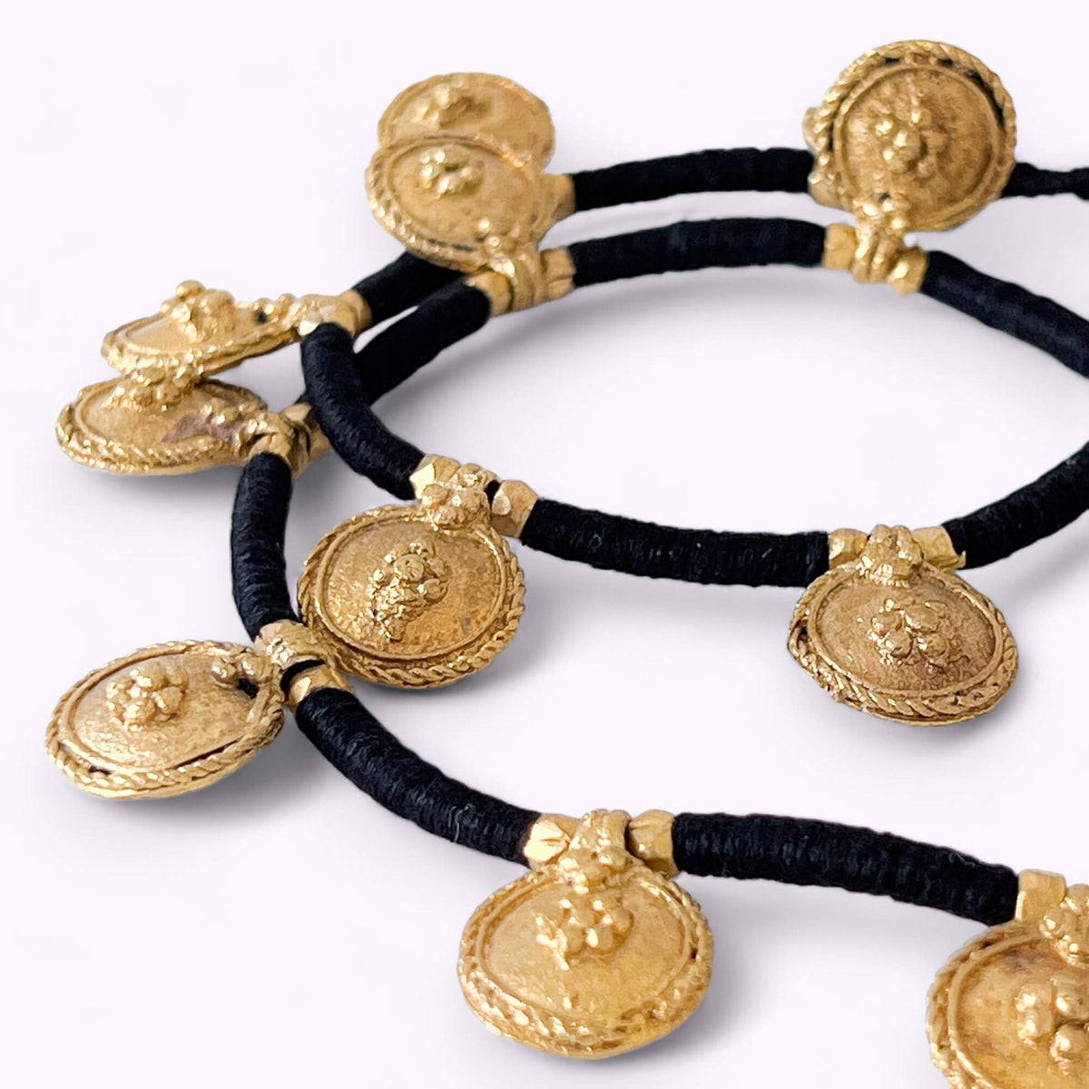 Dokra necklace "Shields"