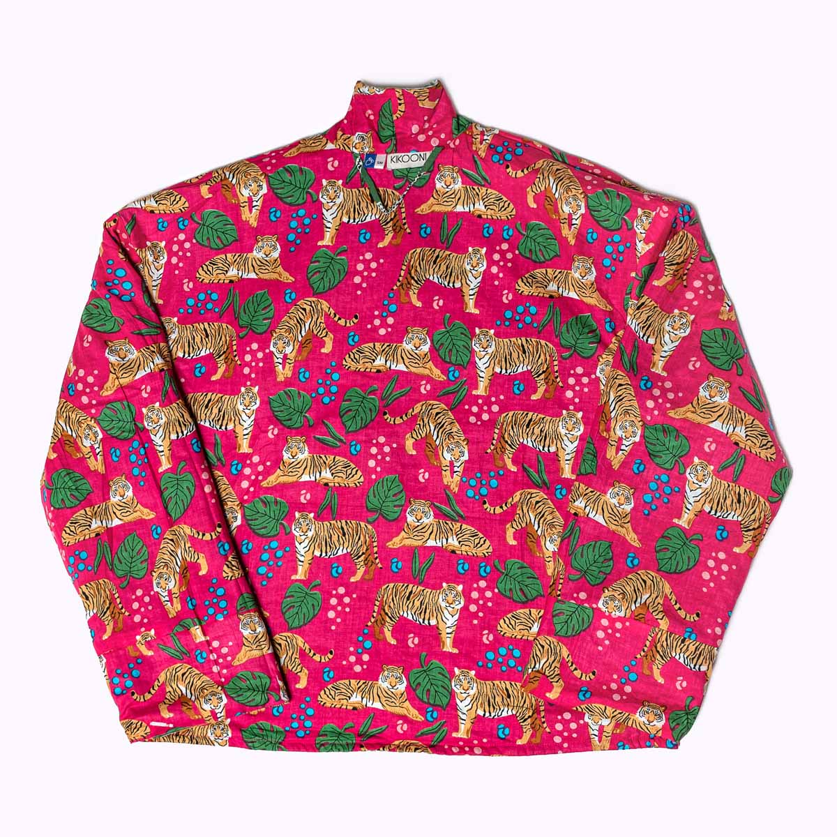 Lightly padded "Green Jungle" cotton jacket