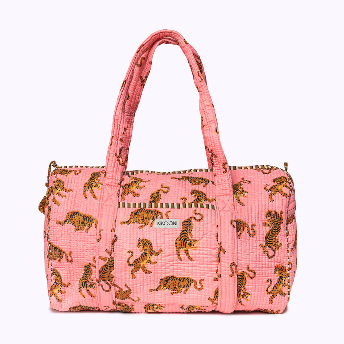 Handgemachte Baumwolltasche "Electric Tigress"
