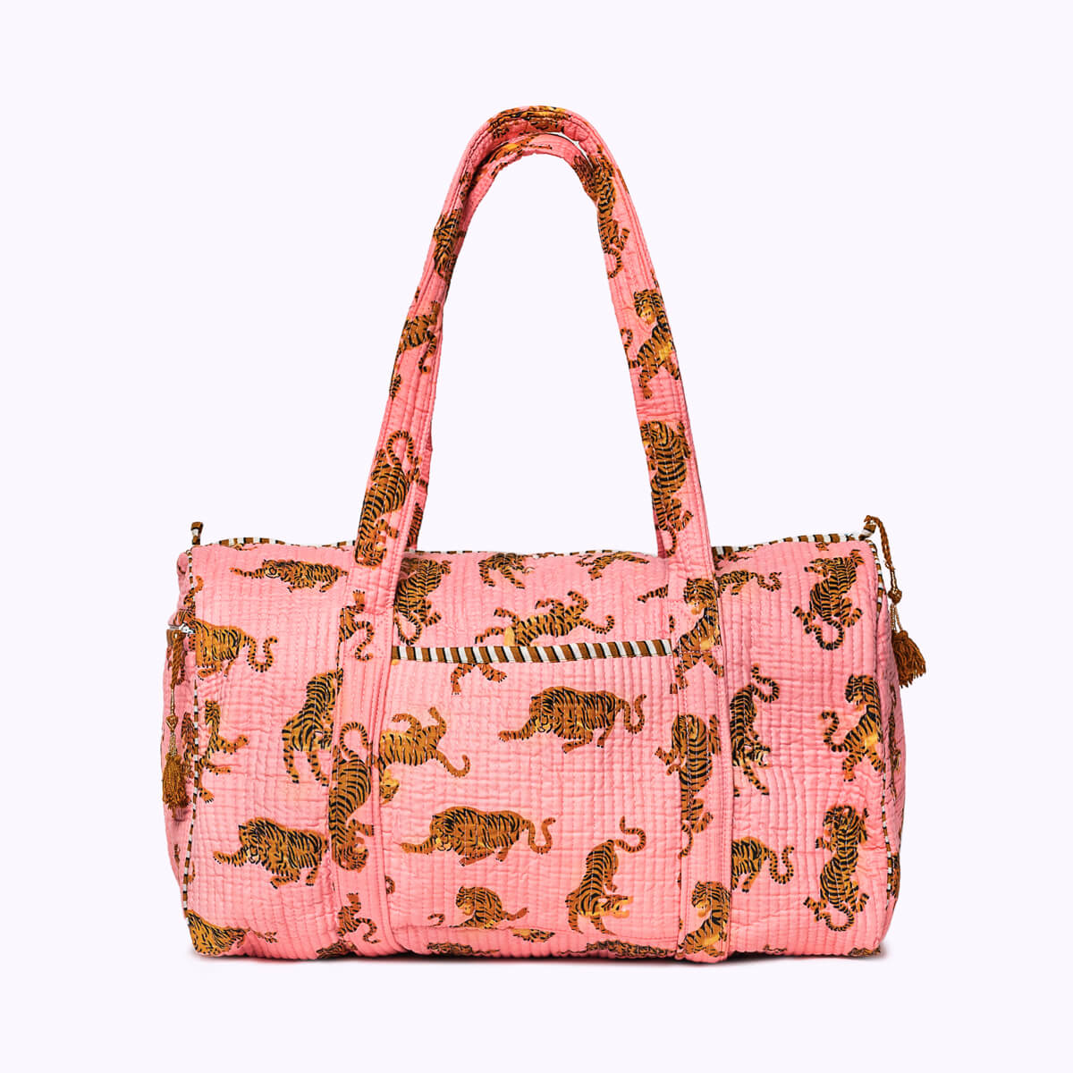 Handmade cotton bag "Electric Tigress"