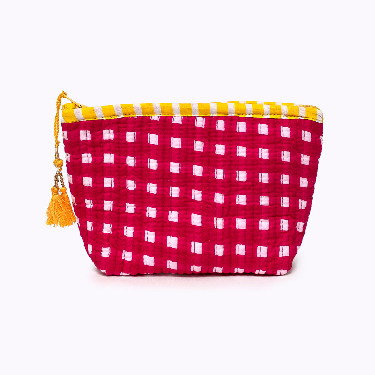 Mini Tasche "HAPPY CHECK" pink