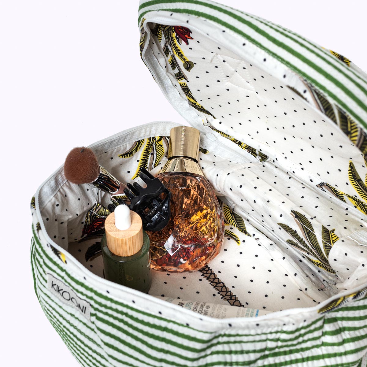 Große Kosmetiktasche BIG BEAUTY "Stripes with P"