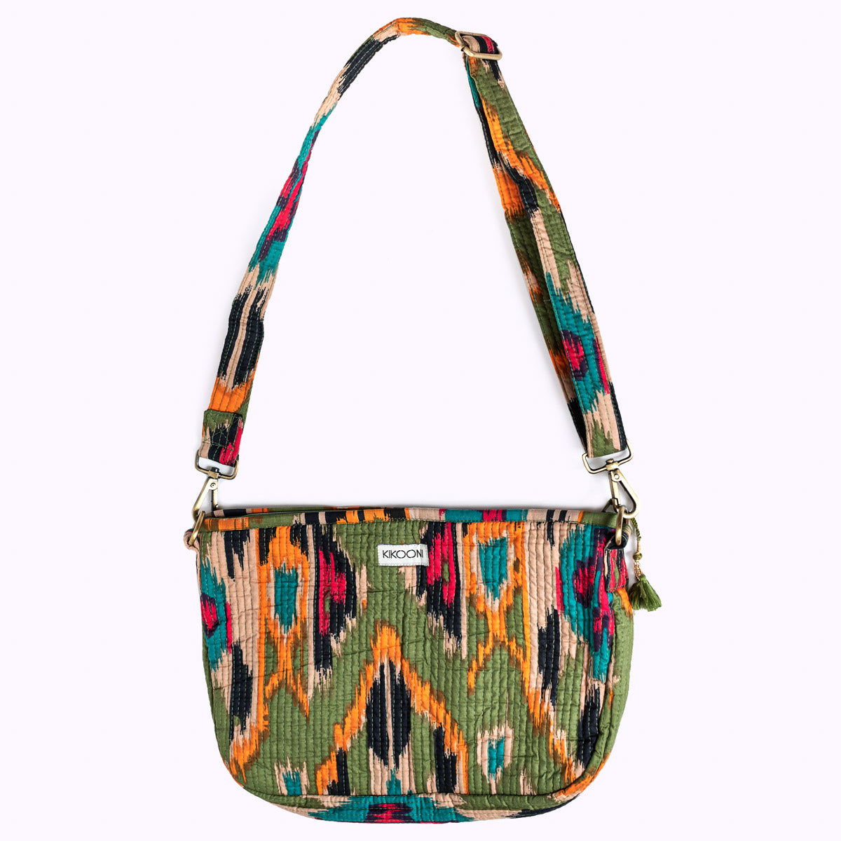 K - BAG "Green Ikat"