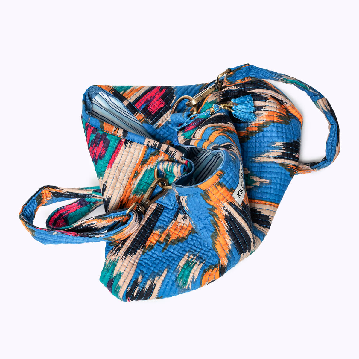 K - BAG "Blue Ikat"
