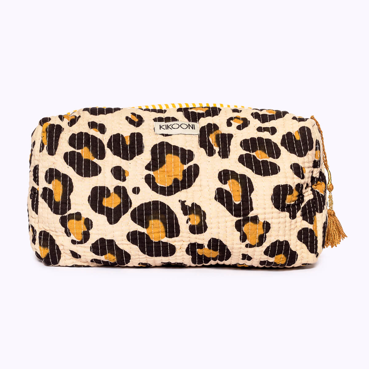 Handgemachte Kosmetiktasche "Oh Leo"