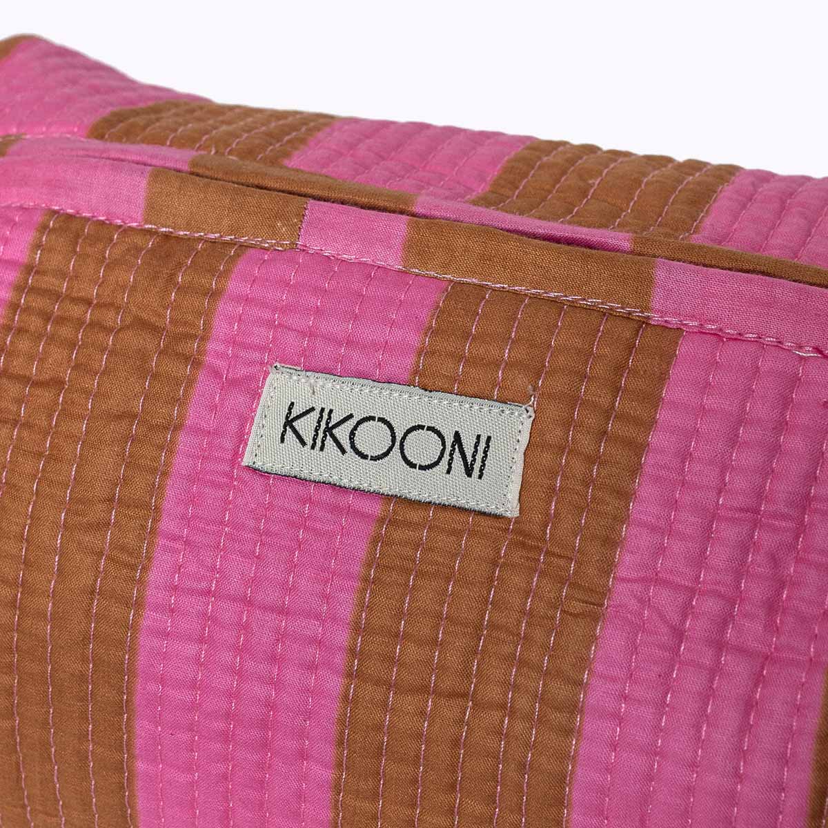 Cosmetic bag "bold stripes earth"